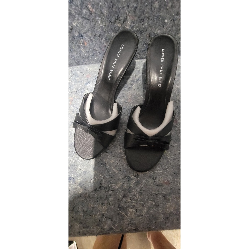 Women's Lower East Side Black Open Toe Sandales Size 10 NWT - Picture 3 of 8